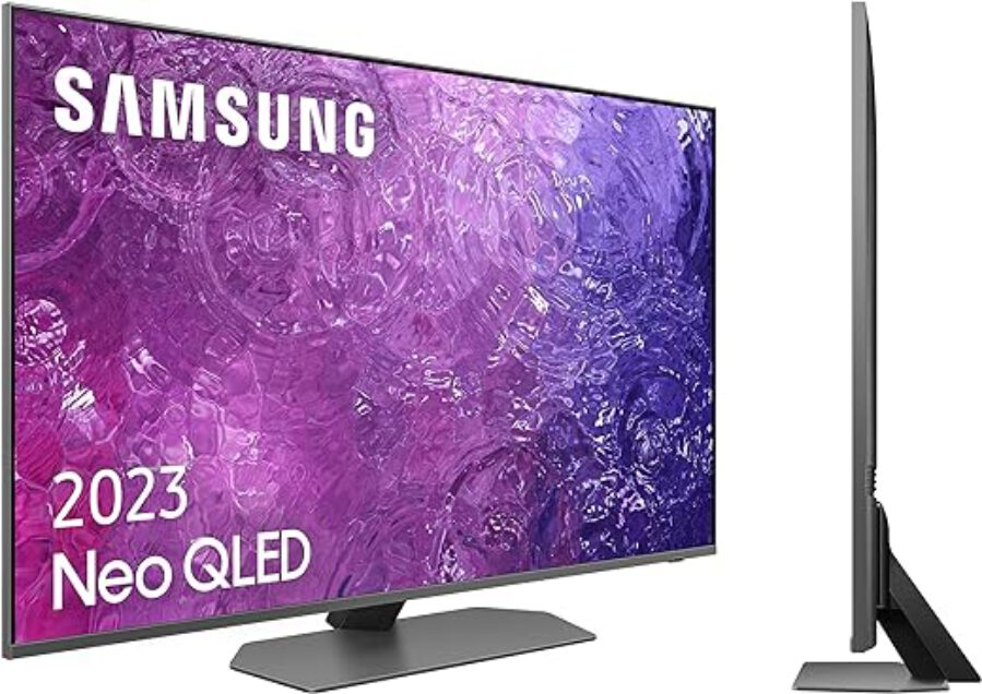 Samsung Neo QLED 4K 2023 50QN90C 50 inch Smart TV met Quantum Matrix-technologie, 4K neurale processor met IA, anti-reflecterend display